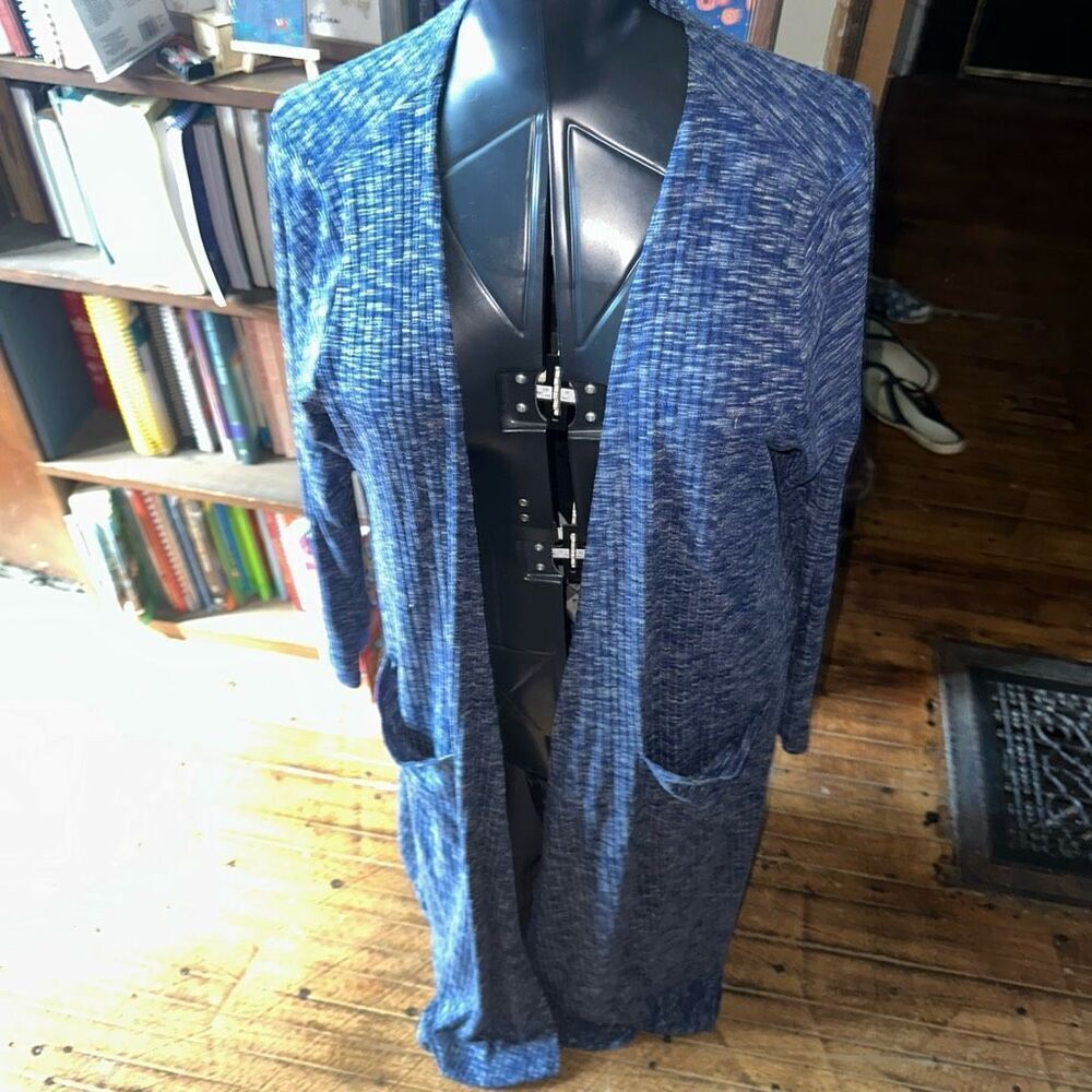 Lularoe heathered Sarah ribbed cozy sweater duster coat